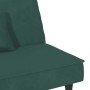 Sofá cama de terciopelo verde oscuro de vidaXL, Sofás - Ref: Foro24-351909, Precio: 213,08 €, Descuento: %