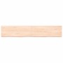 Encimera de baño madera maciza sin tratar 160x30x(2-4) cm de vidaXL, Encimeras - Ref: Foro24-3156057, Precio: 63,04 €, Descue...