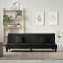 Black velvet sofa bed by vidaXL, Sofas - Ref: Foro24-351911, Price: 231,99 €, Discount: %