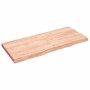 Light brown treated oak wood table top 140x60x(2-6) cm by vidaXL, Table tops - Ref: Foro24-3156382, Price: 129,58 €, Discount: %