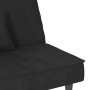 Schlafsofa aus schwarzem Samt von vidaXL, Sofas - Ref: Foro24-351911, Preis: 226,23 €, Rabatt: %