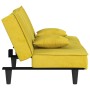 Sofá cama de terciopelo amarillo de vidaXL, Sofás - Ref: Foro24-351912, Precio: 214,69 €, Descuento: %