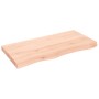 Solid untreated oak wood table top 100x50x(2-6) cm by vidaXL, Table tops - Ref: Foro24-3156304, Price: 102,44 €, Discount: %