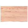 Light brown treated oak wood table top 100x60x2 cm by vidaXL, Table tops - Ref: Foro24-3156368, Price: 66,56 €, Discount: %