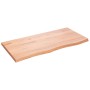 Tablero mesa madera roble tratada marrón claro 100x50x(2-4) cm de vidaXL, Tableros para mesas - Ref: Foro24-3156366, Precio: ...