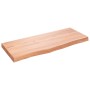 Tablero mesa madera roble tratada marrón claro 100x40x(2-6) cm de vidaXL, Tableros para mesas - Ref: Foro24-3156364, Precio: ...