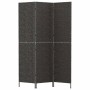 3-panel screen black water hyacinth 122x180 cm by vidaXL, Room dividers - Ref: Foro24-355193, Price: 90,88 €, Discount: %