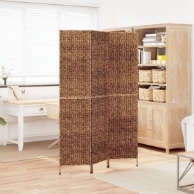 3-panel screen water hyacinth brown 122x180 cm by vidaXL, Room dividers - Ref: Foro24-355192, Price: 116,99 €, Discount: %