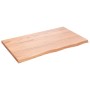 Tablero mesa madera roble tratada marrón claro 100x60x(2-4) cm de vidaXL, Tableros para mesas - Ref: Foro24-3156369, Precio: ...