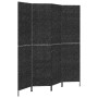 4-panel black water hyacinth screen 163x180 cm by vidaXL, Room dividers - Ref: Foro24-355196, Price: 108,39 €, Discount: %