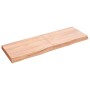 Light brown treated oak wood table top 120x40x(2-6) cm by vidaXL, Table tops - Ref: Foro24-3156372, Price: 127,66 €, Discount: %