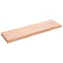 Tablero mesa madera roble tratada marrón claro 140x40x(2-6) cm de vidaXL, Tableros para mesas - Ref: Foro24-3156378, Precio: ...