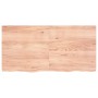 Light brown treated oak wood table top 120x60x(2-4) cm by vidaXL, Table tops - Ref: Foro24-3156375, Price: 144,43 €, Discount: %