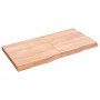 Tablero mesa madera roble tratada marrón claro 120x60x(2-6) cm de vidaXL, Tableros para mesas - Ref: Foro24-3156376, Precio: ...