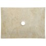 Washbasin 50x35x12 cm cream marble by vidaXL, Sinks - Ref: Foro24-142765, Price: 137,36 €, Discount: %