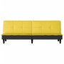 Sofá cama de tela amarillo claro de vidaXL, Sofás - Ref: Foro24-351917, Precio: 180,92 €, Descuento: %