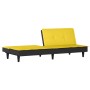 Hellgelbes Schlafsofa aus Stoff von vidaXL, Sofas - Ref: Foro24-351917, Preis: 180,99 €, Rabatt: %