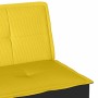 Hellgelbes Schlafsofa aus Stoff von vidaXL, Sofas - Ref: Foro24-351917, Preis: 180,99 €, Rabatt: %