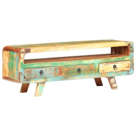 Recycled solid wood TV cabinet 117x30x41 cm by vidaXL, TV Furniture - Ref: Foro24-321043, Price: 179,44 €, Discount: %