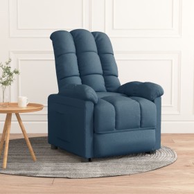 Blue Fabric Recliner by vidaXL, Armchairs - Ref: Foro24-342731, Price: 200,99 €, Discount: %