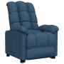 Sillón reclinable de tela azul de vidaXL, Sillones - Ref: Foro24-342731, Precio: 200,68 €, Descuento: %