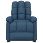 Sillón reclinable de tela azul de vidaXL, Sillones - Ref: Foro24-342731, Precio: 200,68 €, Descuento: %