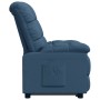 Sillón reclinable de tela azul de vidaXL, Sillones - Ref: Foro24-342731, Precio: 200,68 €, Descuento: %