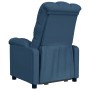 Sillón reclinable de tela azul de vidaXL, Sillones - Ref: Foro24-342731, Precio: 200,68 €, Descuento: %