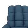 Sillón reclinable de tela azul de vidaXL, Sillones - Ref: Foro24-342731, Precio: 200,68 €, Descuento: %