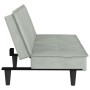 Light gray velvet sofa bed with cup holder by vidaXL, Sofas - Ref: Foro24-351920, Price: 256,37 €, Discount: %