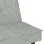 Hellgraues Samtschlafsofa mit Getränkehalter von vidaXL, Sofas - Ref: Foro24-351920, Preis: 256,37 €, Rabatt: %