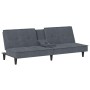 Sofá cama con portavasos terciopelo gris oscuro de vidaXL, Sofás - Ref: Foro24-351921, Precio: 272,19 €, Descuento: %