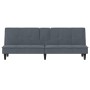 Dunkelgraues Samtschlafsofa mit Getränkehalter von vidaXL, Sofas - Ref: Foro24-351921, Preis: 272,19 €, Rabatt: %