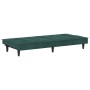 Sofá cama con portavasos terciopelo verde oscuro de vidaXL, Sofás - Ref: Foro24-351922, Precio: 240,08 €, Descuento: %