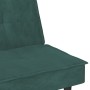 Dunkelgrünes Samtschlafsofa mit Getränkehalter von vidaXL, Sofas - Ref: Foro24-351922, Preis: 239,99 €, Rabatt: %