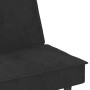 Sofá cama con portavasos terciopelo negro de vidaXL, Sofás - Ref: Foro24-351924, Precio: 254,02 €, Descuento: %