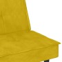 Sofá cama con portavasos terciopelo amarillo de vidaXL, Sofás - Ref: Foro24-351925, Precio: 239,17 €, Descuento: %