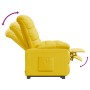 Sillón reclinable de tela amarillo de vidaXL, Sillones - Ref: Foro24-342732, Precio: 170,80 €, Descuento: %