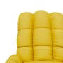 Sillón reclinable de tela amarillo de vidaXL, Sillones - Ref: Foro24-342732, Precio: 170,80 €, Descuento: %