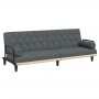 Schlafsofa mit Armlehnen aus dunkelgrauem Stoff von vidaXL, Sofas - Ref: Foro24-351938, Preis: 264,99 €, Rabatt: %