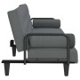 Schlafsofa mit Armlehnen aus dunkelgrauem Stoff von vidaXL, Sofas - Ref: Foro24-351938, Preis: 264,99 €, Rabatt: %