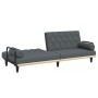 Schlafsofa mit Armlehnen aus dunkelgrauem Stoff von vidaXL, Sofas - Ref: Foro24-351938, Preis: 264,99 €, Rabatt: %