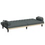 Sofá cama con reposabrazos tela gris oscuro de vidaXL, Sofás - Ref: Foro24-351938, Precio: 248,46 €, Descuento: %