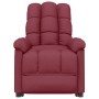 Red Fabric Recliner by vidaXL, Armchairs - Ref: Foro24-289799, Price: 229,99 €, Discount: %