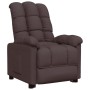 Dark Brown Fabric Reclining Massage Chair by vidaXL, Armchairs - Ref: Foro24-289801, Price: 229,69 €, Discount: %