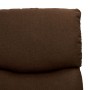 Sillón elevable tela marrón oscuro de vidaXL, Sillones - Ref: Foro24-329744, Precio: 506,16 €, Descuento: %