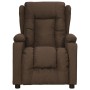 Sillón reclinable de tela marrón de vidaXL, Sillones - Ref: Foro24-339052, Precio: 244,73 €, Descuento: %