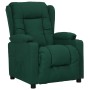 Dark Green Fabric Recliner by vidaXL, Armchairs - Ref: Foro24-339054, Price: 243,99 €, Discount: %