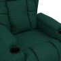 Dark Green Fabric Recliner by vidaXL, Armchairs - Ref: Foro24-339054, Price: 243,99 €, Discount: %