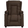 Sillón reclinable de cuero sintético marrón de vidaXL, Sillones - Ref: Foro24-339069, Precio: 248,66 €, Descuento: %